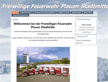 Tablet Screenshot of ff-plauen.de